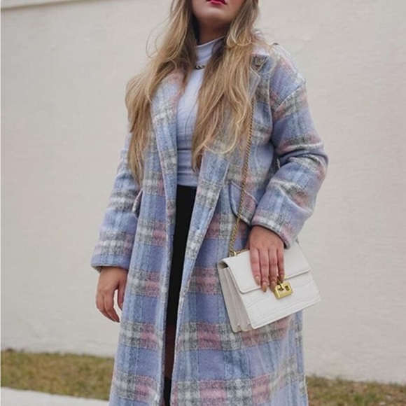 🔥Plaid Jacket Brand New overcoat🔥 - Picture 3 of 6